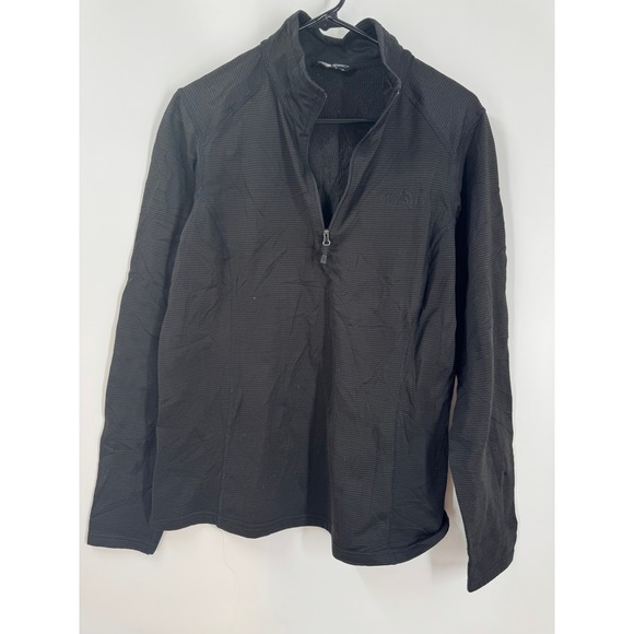The North Face Tops - The North Face Women's Large Black Pullover Top Quarter Zip Athletic Long Sleeve